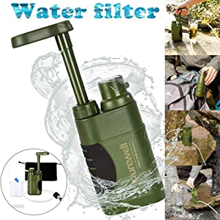 Desconocido Purificador de Agua al Aire Libre- Supervivencia- Filtro de Agua- Mini Herramienta portatil- para Actividades al Aire Libre- purificador de Agua