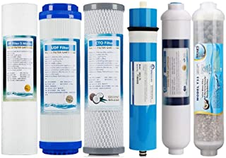 Filtros cartuchos de recambio Universal 10 Pulgada para casa purificador de Agua de osmosis inversa(1-6 Etapa)
