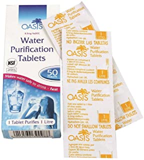 OASIS WATER PURIFICATION TABLETS [1 Pack]