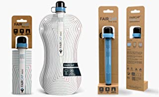 Purificador de agua portatil Faircap Mini - Filtra el 99.99- de las bacterias y otros patogenos - Ideal para viajes- caminatas- campamentos y deportes de aventura - Para botellas de PET de 28 mm.